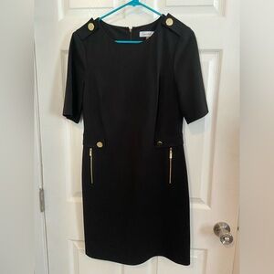 Calvin Klein size 6 black formal dress
